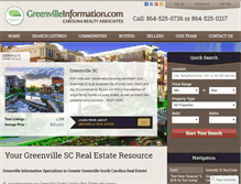 Tablet Screenshot of greenvilleinformation.com